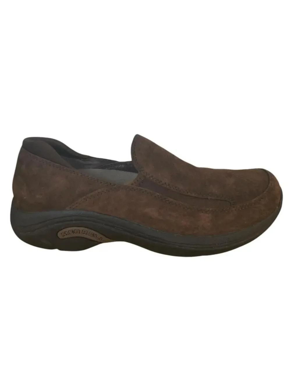 Women's Merrell Treviso Moc II Loafers Shoes Size 6.5 M Brown‎ Suede Casual